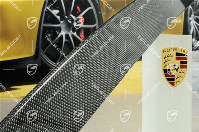 GT2 Spoiler (Leiste, Oberteil), Carbon, hochglanz