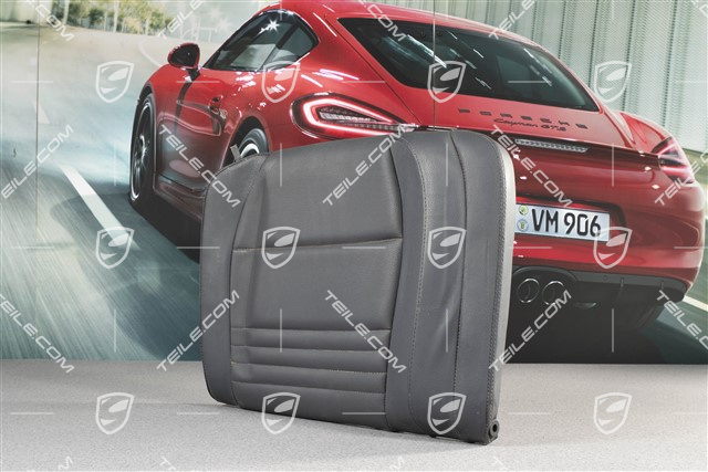 Back seat backrest, Rear, Leatherette, Metropole blue, Convertible, R
