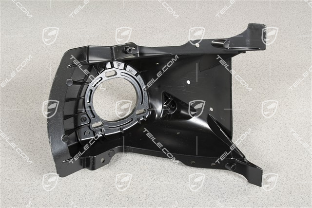 Wheel arch upper part / spring mounting, R