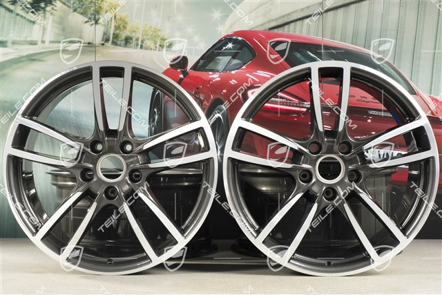 20" Cayenne Sport Felgensatz, 10,5J x 20 ET64 + 9J x 20 ET50,