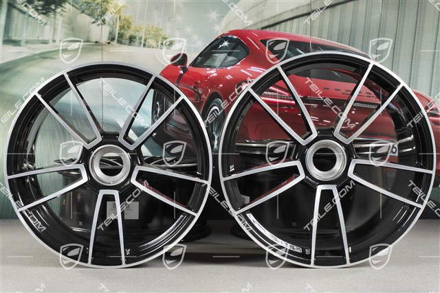 20+21" Komplet felg Turbo Sport 4, felgi: przednie 8,5J x 20 ET50 + tylne 11,5J x 21 ET67