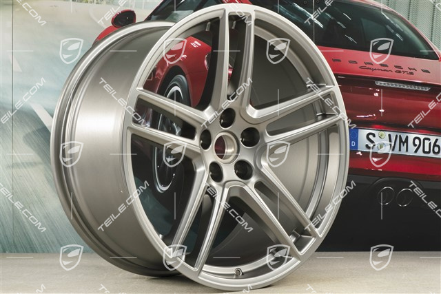 20" Felge "Macan Turbo", 10J x 20 ET19, CMS, platinum seidenmatt