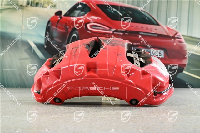 Brake calliper, front axle, Red, R