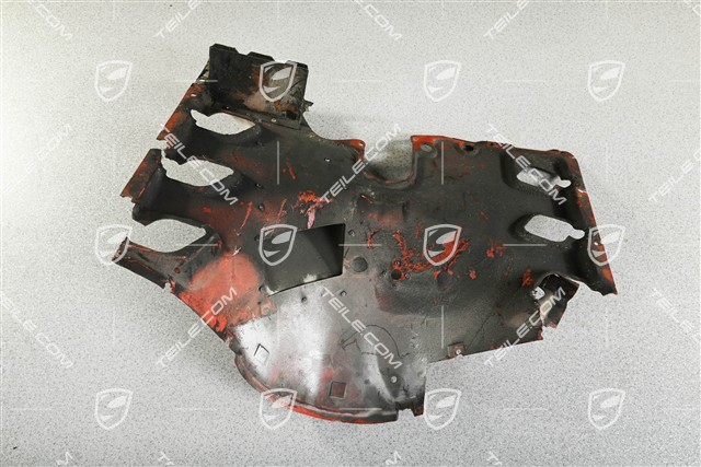 Engine air duct, red, 70–71, damaged
