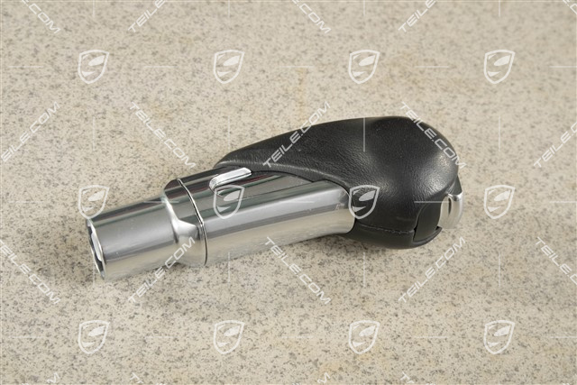 Wählhebel / Schaltknopf, Leder, PDK, Schwarz