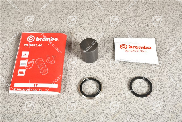 Repair set / kit, 1 set protective caps 28 mm with piston for fixed calliper, rear axle Repair set / kit, 1 set protective caps 28 mm with piston for fixed calliper, rear axle