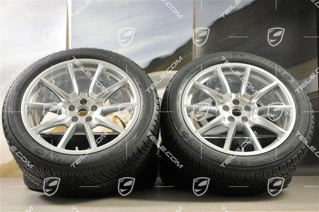 20-inch "Macan SportDesign" winter wheels set, rims 9J x 20 ET26 + 10J x 20 ET19, Michelin Latitude Alpin 2 winter tyres 265/45 R 20 + 295/40 R 20, with TPMS