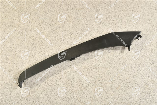 Disc / cover lower for front bumper retaining frame, Black, L