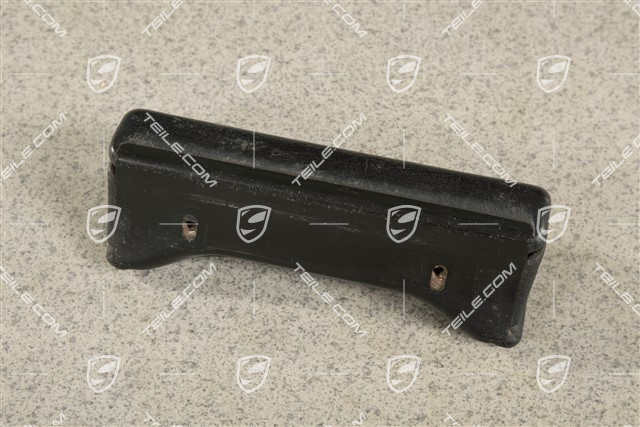 Cover Ashtray, Leatherette, Black