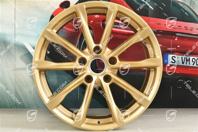 19" Felga Boxster S, 10J x 19 ET45, aurum satynowy półmat