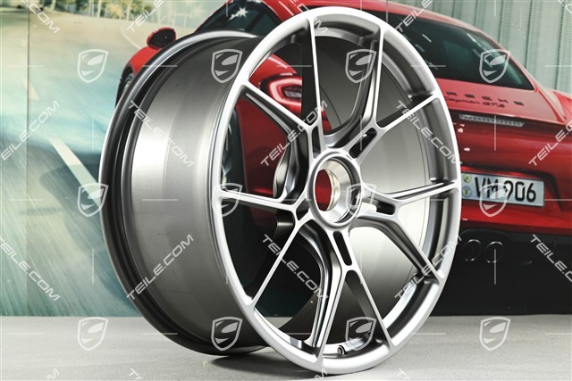 20" GT3 Felge, 9,5J x 20 ET46, dark silver