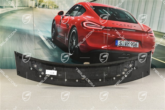 Rear lid, spoiler / wing housing - lower part, black matte