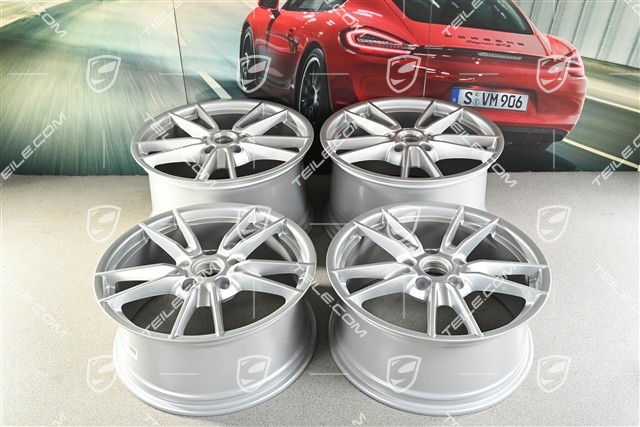 19+20" komplet felg Carrera, felgi: przednie 8,5J x 19 ET52 + tylne 11J x 20 ET80