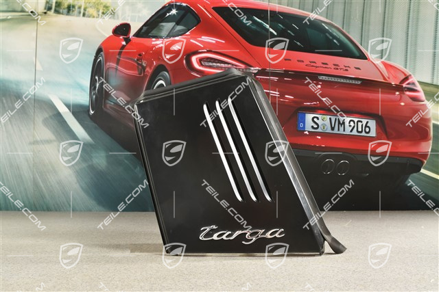 Targa, Roll Bar trim, lateral, Black matte, R