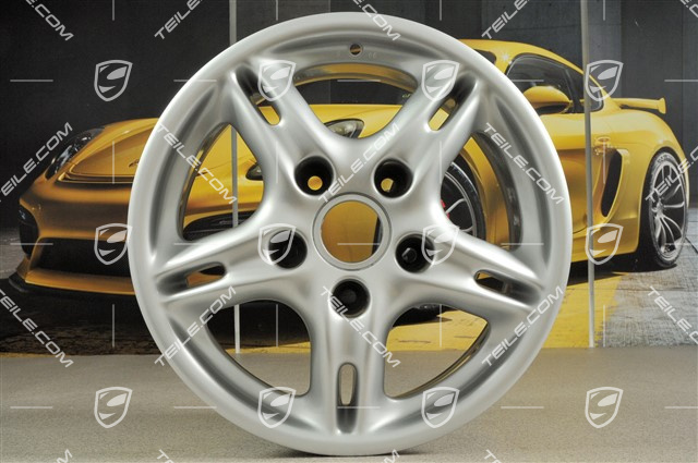 16-inch Boxster wheel set, 6J x 16 ET50 + 7J x 16 ET40