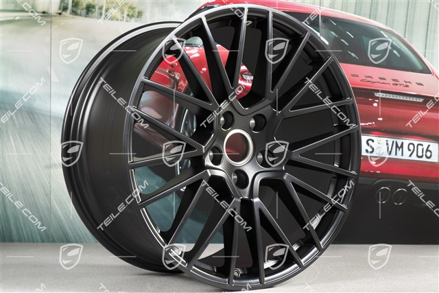 21" Felga Cayenne RS Spyder, 11J x 21 ET58, czarny satynowy półmat