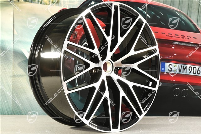 21-inch alloy wheel rim RS-Spyder Design II, 9,5J x 21 ET27, black high gloss