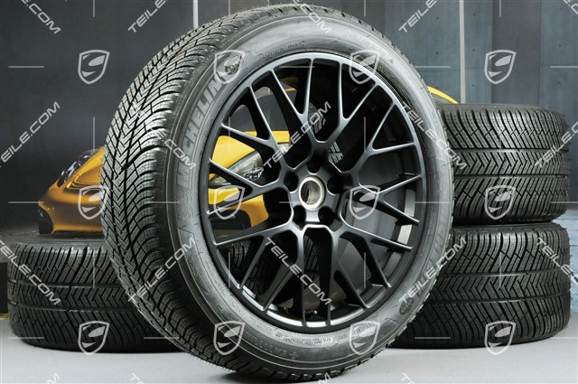 20-inch winter wheels set RS SPYDER, rims 9J x 20 ET26 + 10J x 20 ET19 + Michelin Latitude Alpin 2 winter tyres 265/45 R20 + 295/40 R20, satin black, with TPMS