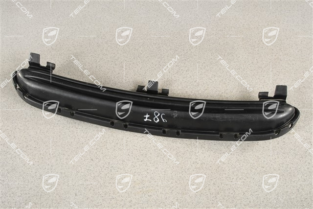 Front bumper Air guide inlet / duct / cover centre, Satin black