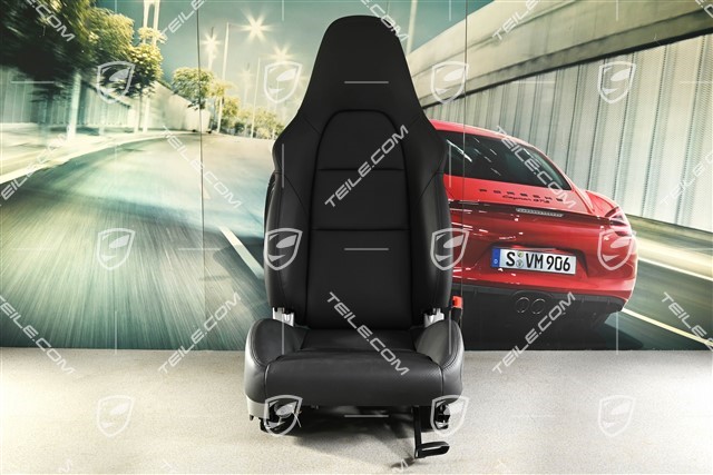 Sportsitz, manuell und elektrisch verstellbar, 4-fach, belüftet, Leder, schwarz, R