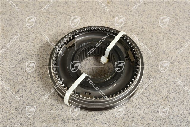 S, Synchronizer hub / Shift Sleeve Assembly, 6 speed transmission