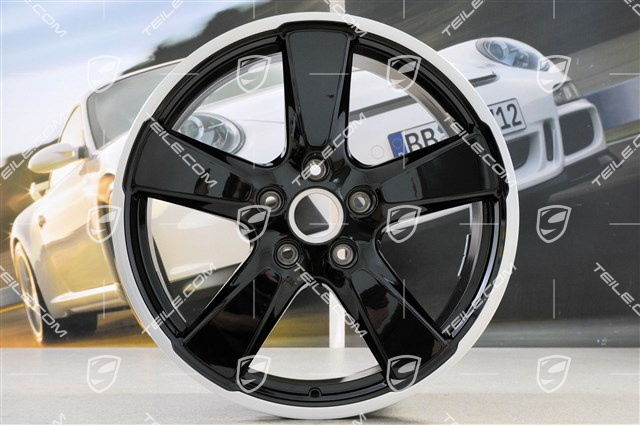 20" felga Sport Classic, 9,5J x 20 ET65, czarny wysoki połysk