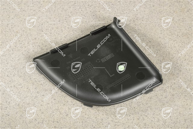 Cover Air duct / guide, Black, V6 Basic, L