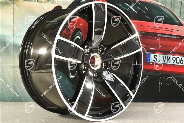 20-inch wheel rim Carrera Sport, 10,5J x 20 ET47, Jet Black Metallic