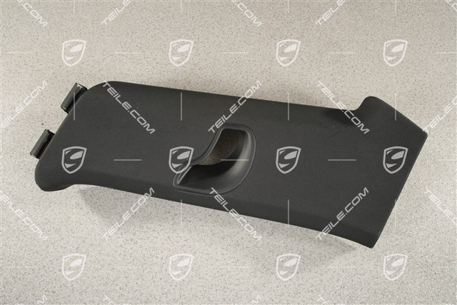 Verkleidung von C-Säule, Stoff, Oben, Schwarz, R