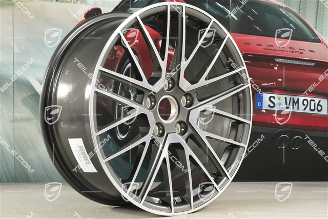 20-inch wheel rim Turbo V, 8,5J x 20 ET40, Titan