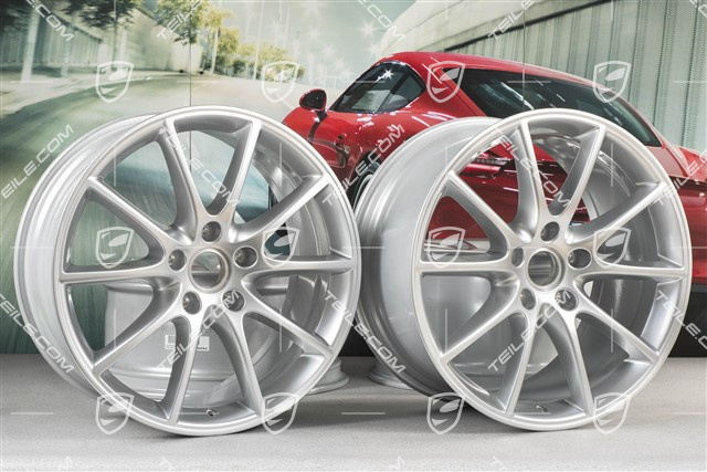20-inch Cayenne COUPE Design wheel rim set, 10,5J x 20 ET55 + 9J x 20 ET50