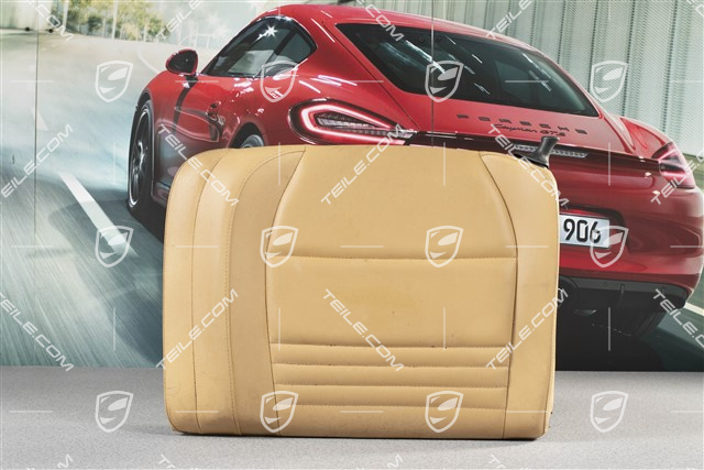 Notsitzrückenlehne / Rücksitz / Rückenlehne, Hinten, Kunstleder, Savannabeige, Coupe, L