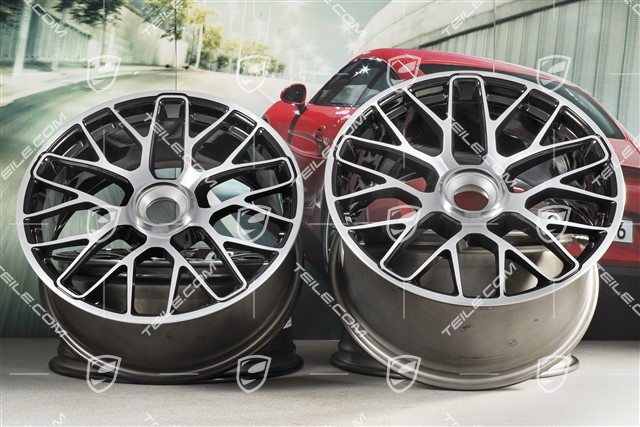 20-inch Wheels set Turbo S, central locking, 8,5J x 20 ET51 + 11J x 20 ET59