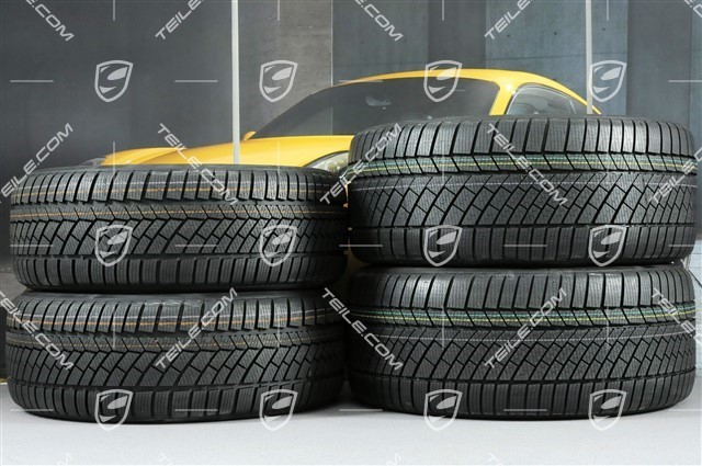 19" winter wheel set "Cayman S", rims 8J x 19 ET57 + 9,5J x 19 ET45 + NEW winter tyres Continental WinterContact TS 830P 235/40 R19 + 265/40 R19, without TPMS