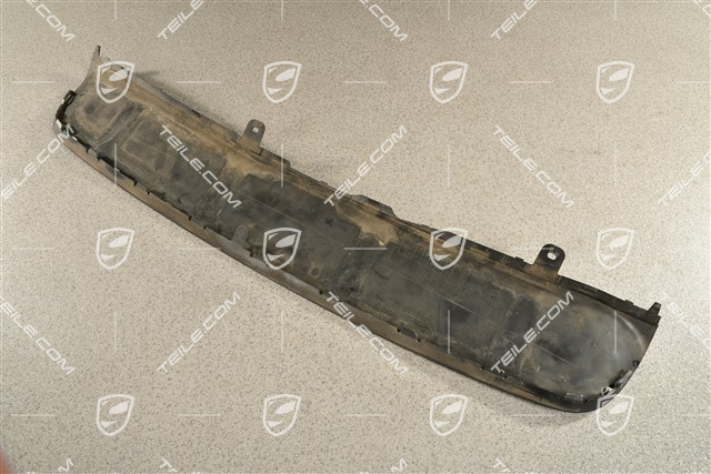 Rear bumper lower cover, centre, Black