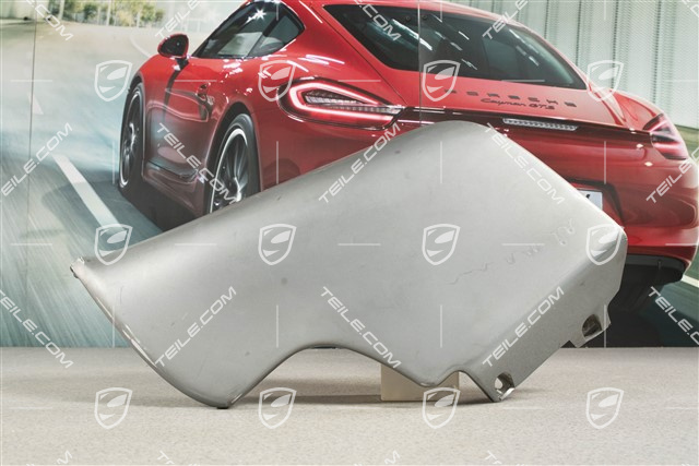 Rear bumper apron, L