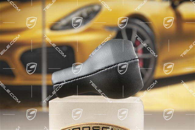 Schaltknopf, Schwarz, TURBO