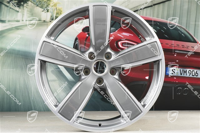 22-inch wheel rim, Sport Classic, 11,5J x 22 ET61, Platinum Silver