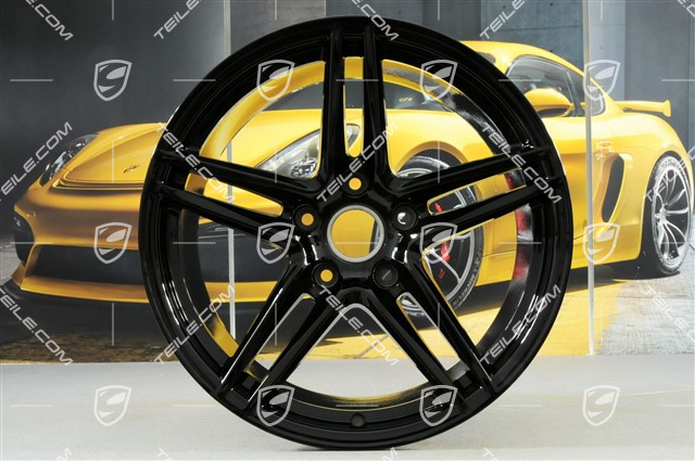 19" Felga Carrera VI, 11,5J x 19 ET56, czarny wysoki połysk