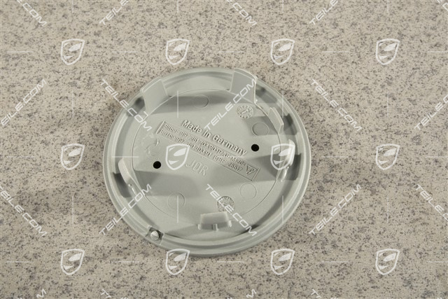 Radzierdeckel, Silber mit Schriftzug RS