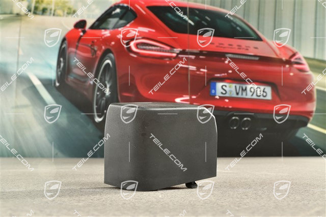 Rear bumper trim , Black matte