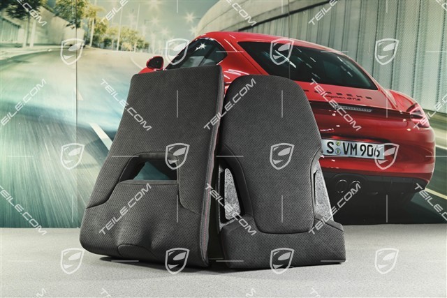 Seat cushion and backrest, 3D printed body-shaped bucket seat with soft hardness