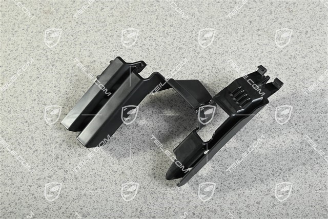 Air guide / duct, black matte, R