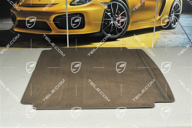 Velours Matte für Kofferraum, sattelbraun Velours Matte für Kofferraum, sattelbraun