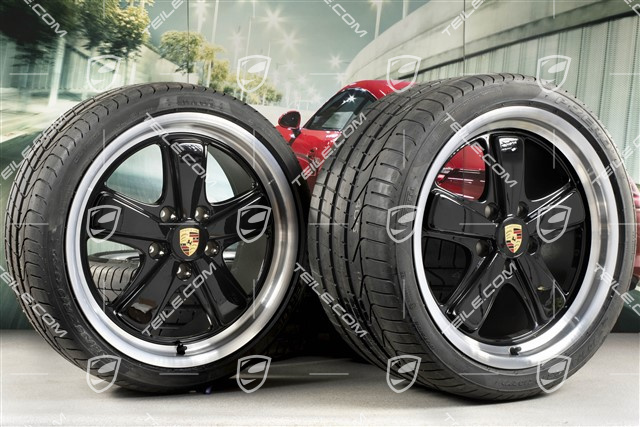 19" Komplet kół letnich "911 Sport Classic", felgi 8,5J x 19 ET55 + 11,5J x 19 ET67, opony letnie Michelin 235/35 ZR19 + 305/30 ZR19, czujniki ciśnienia RDK
