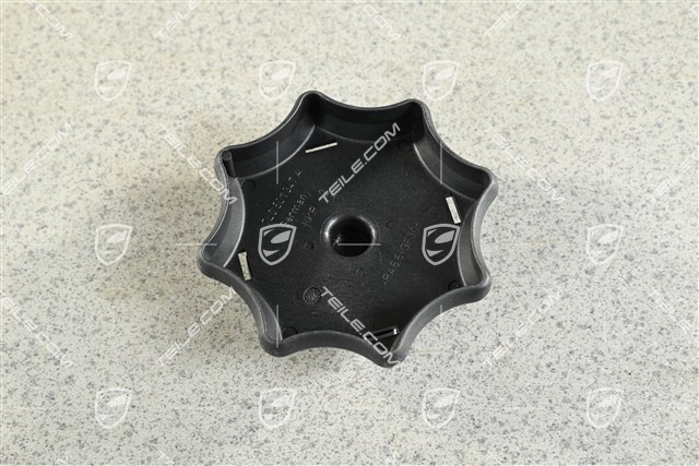 Spare wheel fastening part handle