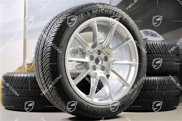 20-inch "Macan SportDesign" winter wheels set, rims 9J x 20 ET26 + 10J x 20 ET19, Michelin Latitude Alpin 2 winter tyres 265/45 R 20 + 295/40 R 20, with TPMS