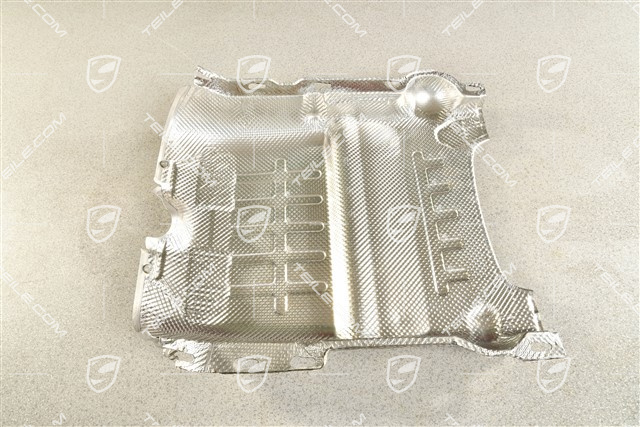 Heat protection / shield centre, rear
