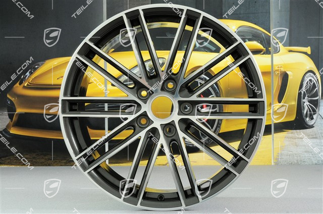 20" Felgensatz Turbo IV, 11,5J x 20 ET76 + 8,5J x 20 ET49, Titan