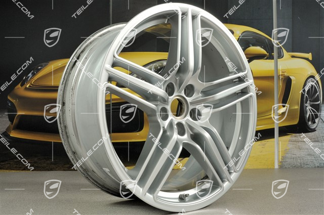 19" Felga Macan Design, 8J x 19 ET21, brylantowy srebrny